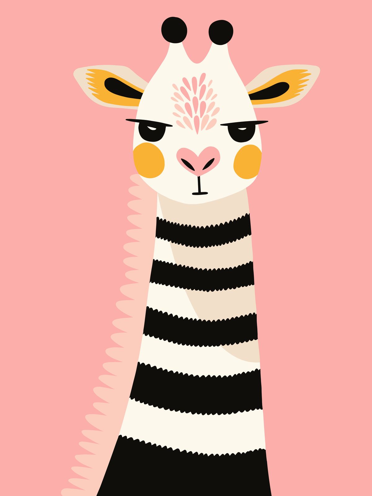 Poster - Giraff Konstverk