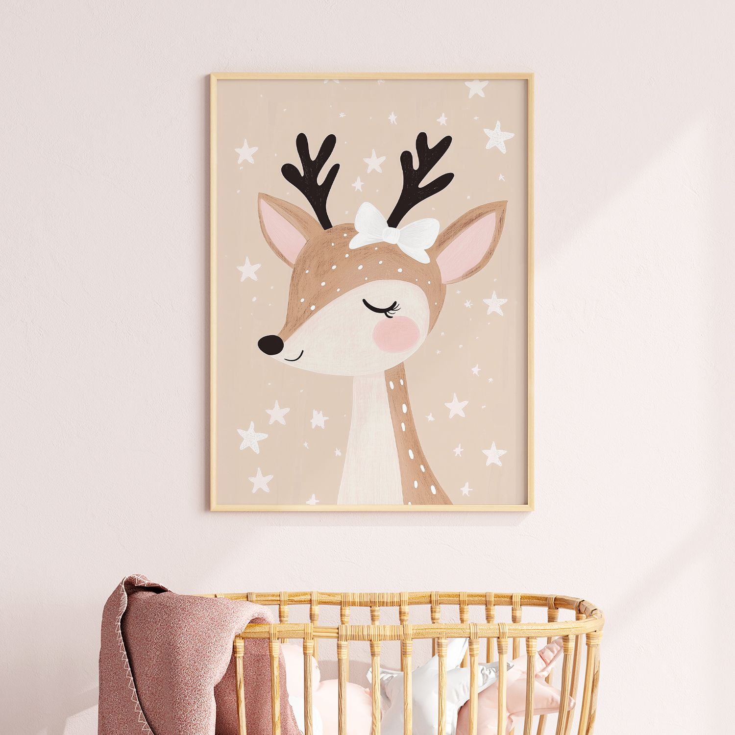Poster - Rådjur Med Stjärnor