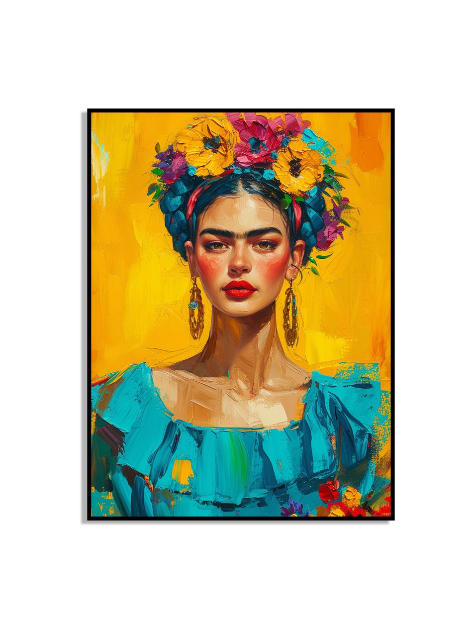 Frida Kahlo Porträttaffisch