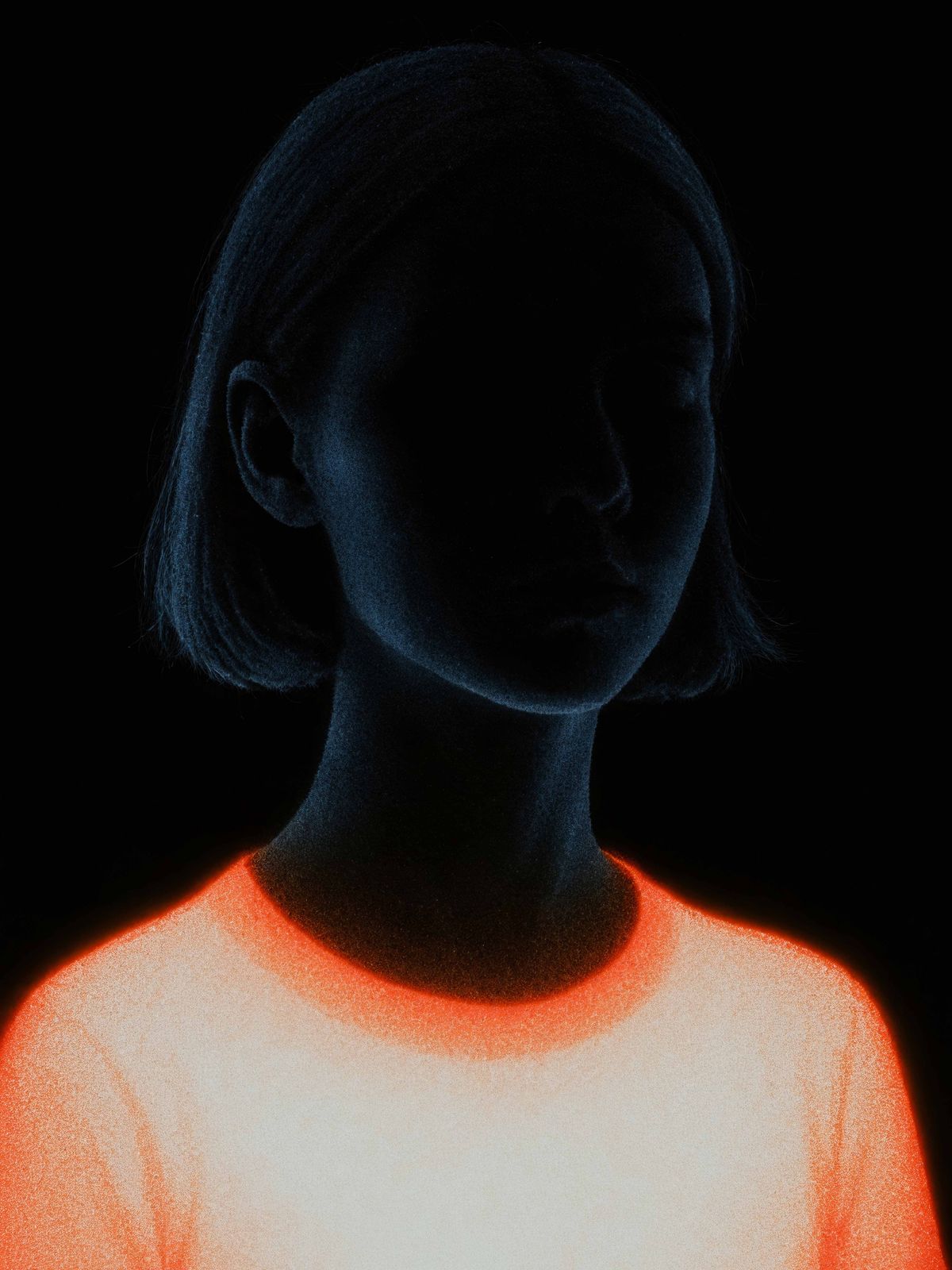 Poster - Neonporträtt