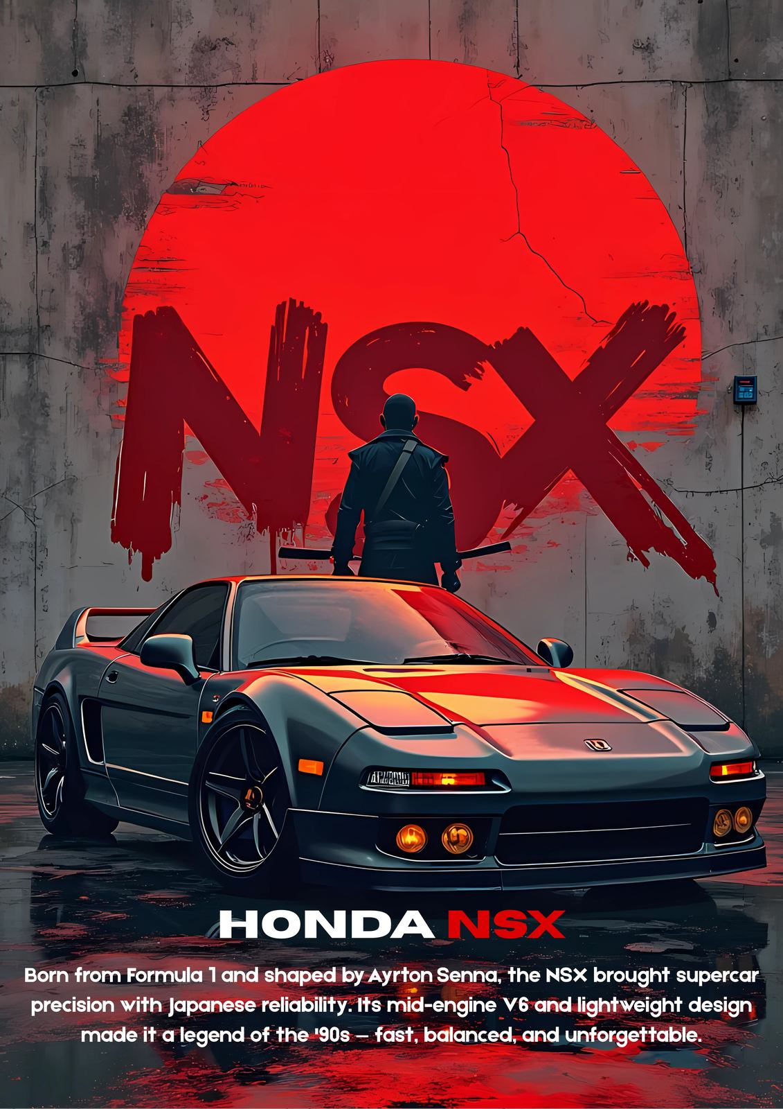 Poster - Honda NSX Legend