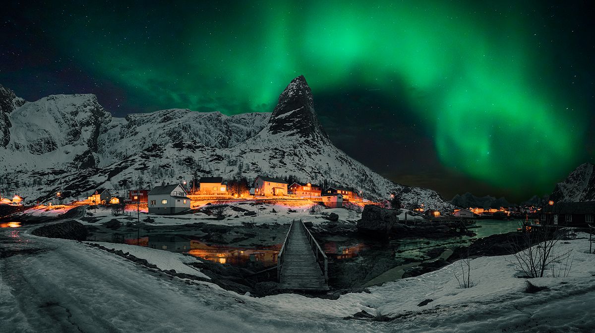 Poster - Norrsken i Lofoten