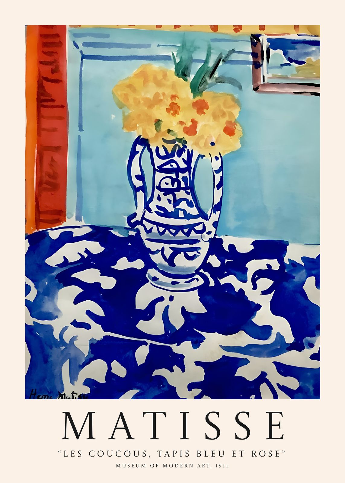 Poster - Les Coucous av Matisse