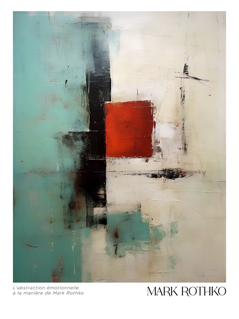Poster - Abstraktion av Mark Rothko