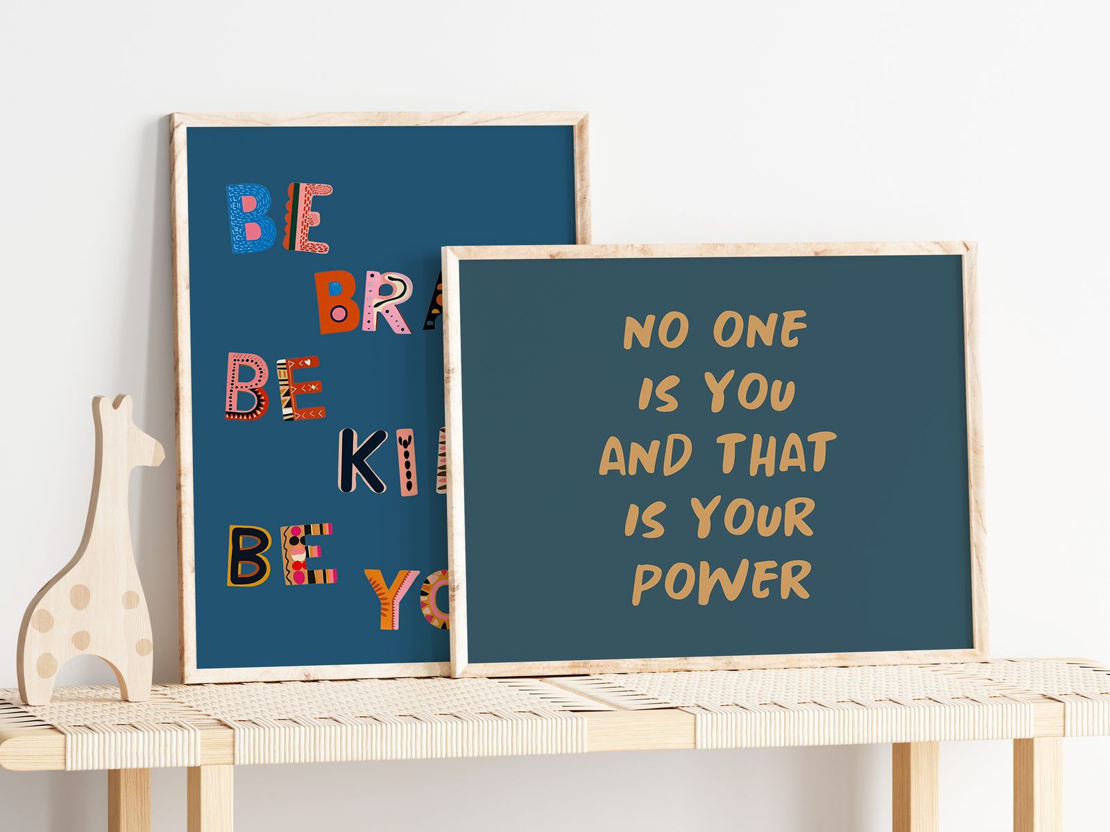 Poster - Inspiration Citat Set av 2