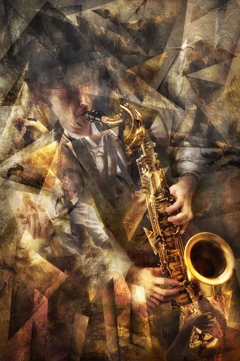 Poster - Jazz Saxofon Konst