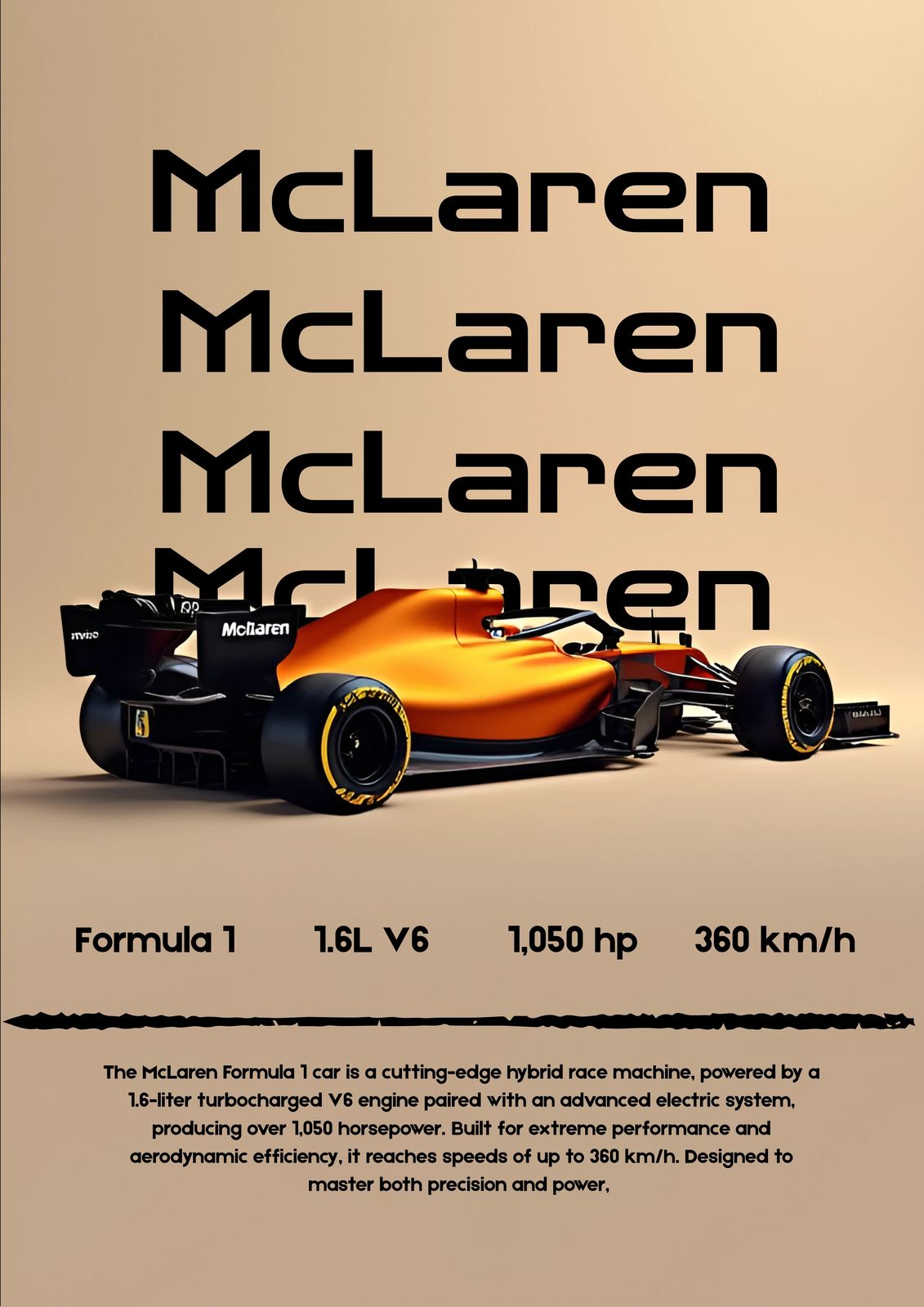 Poster - McLaren Formula 1
