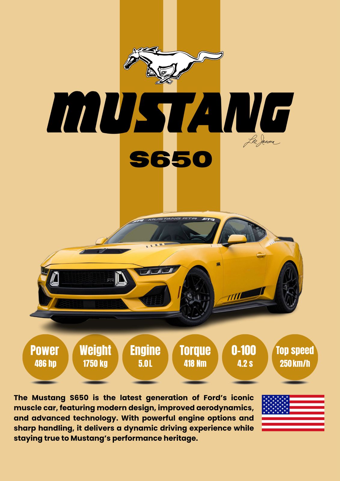 Poster - Mustang S650