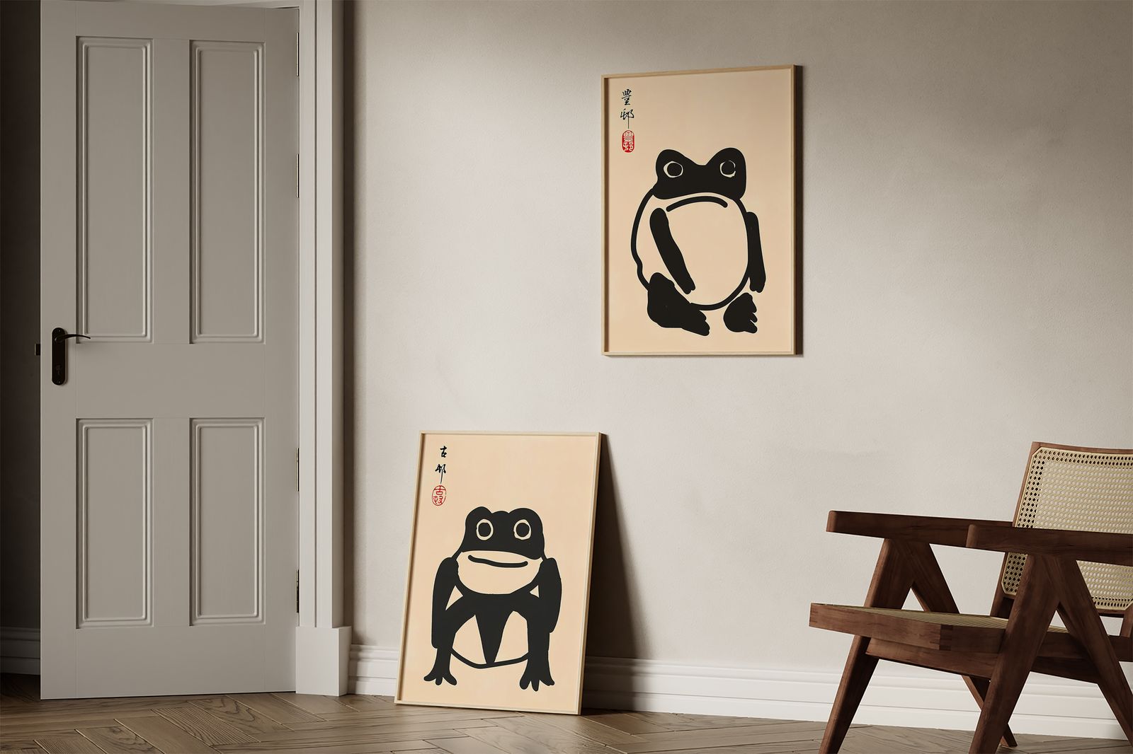 Poster - Grodillustration / Set om 2