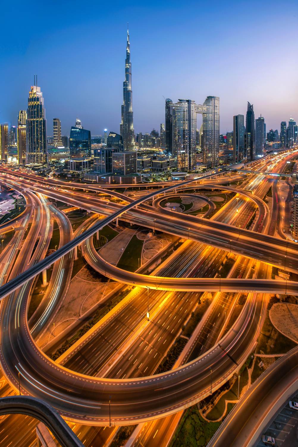 Poster - Dubais stadslandskap