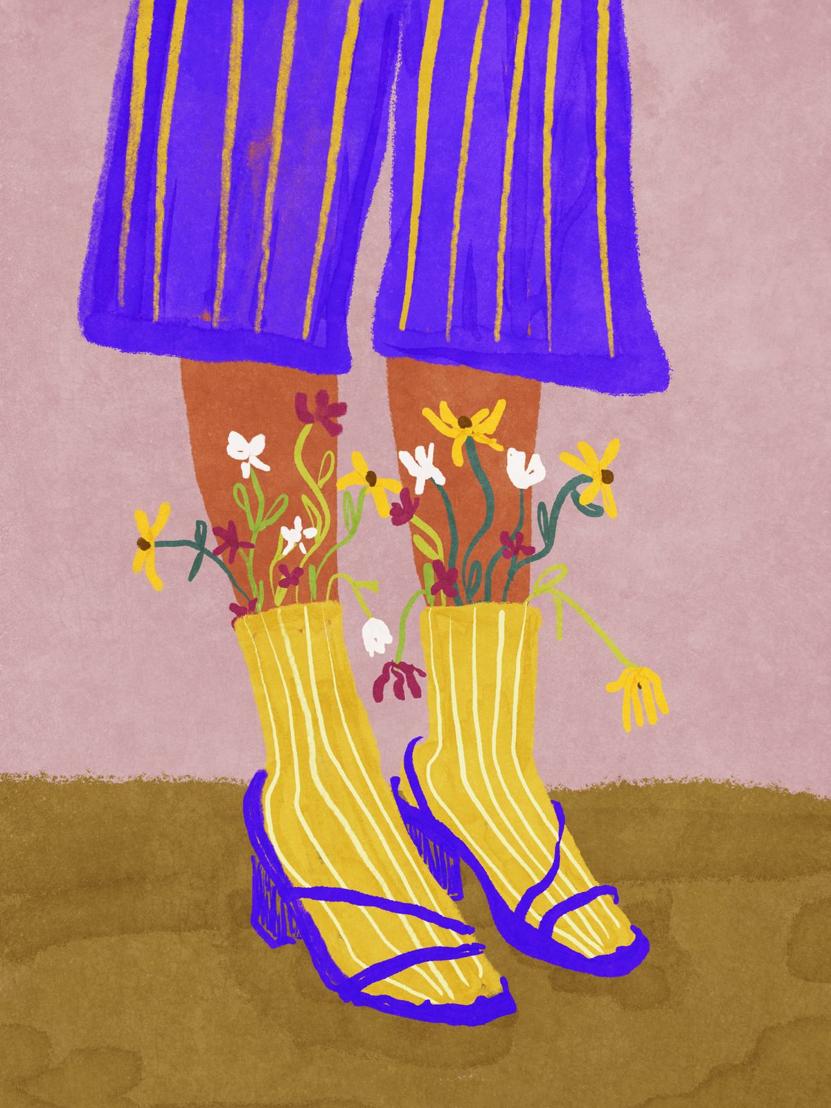 Poster - Blomsterskor