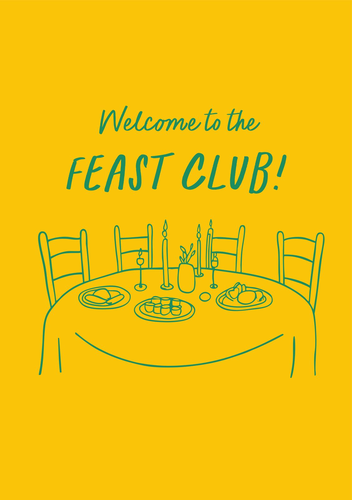 Poster - Feast Club