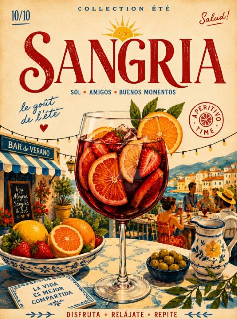 Poster - Sangria Collection - Konstverk