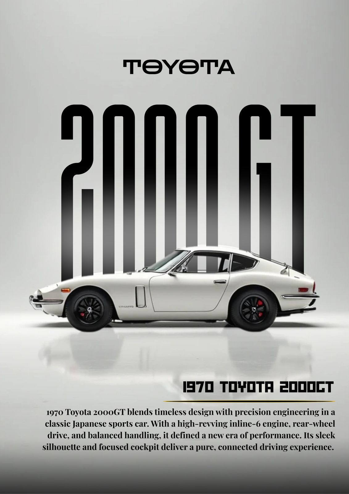 Poster - Toyota 2000GT