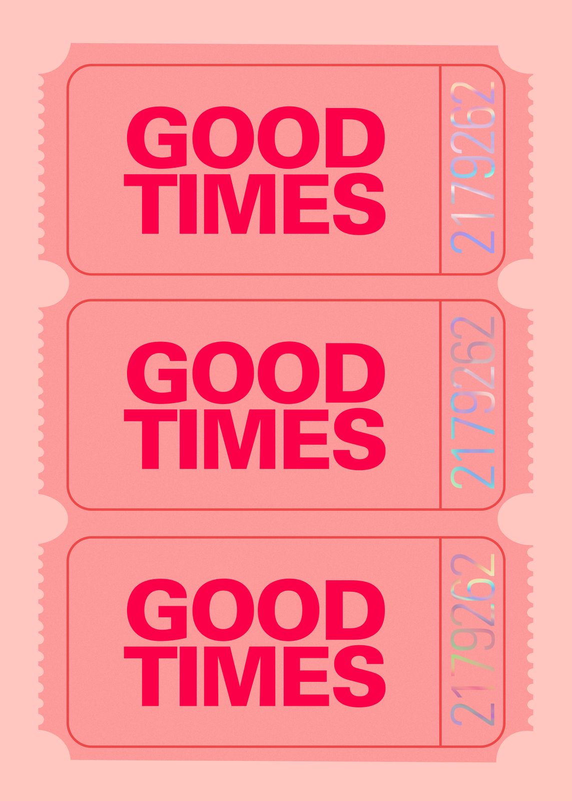 Poster - Good Times-biljett