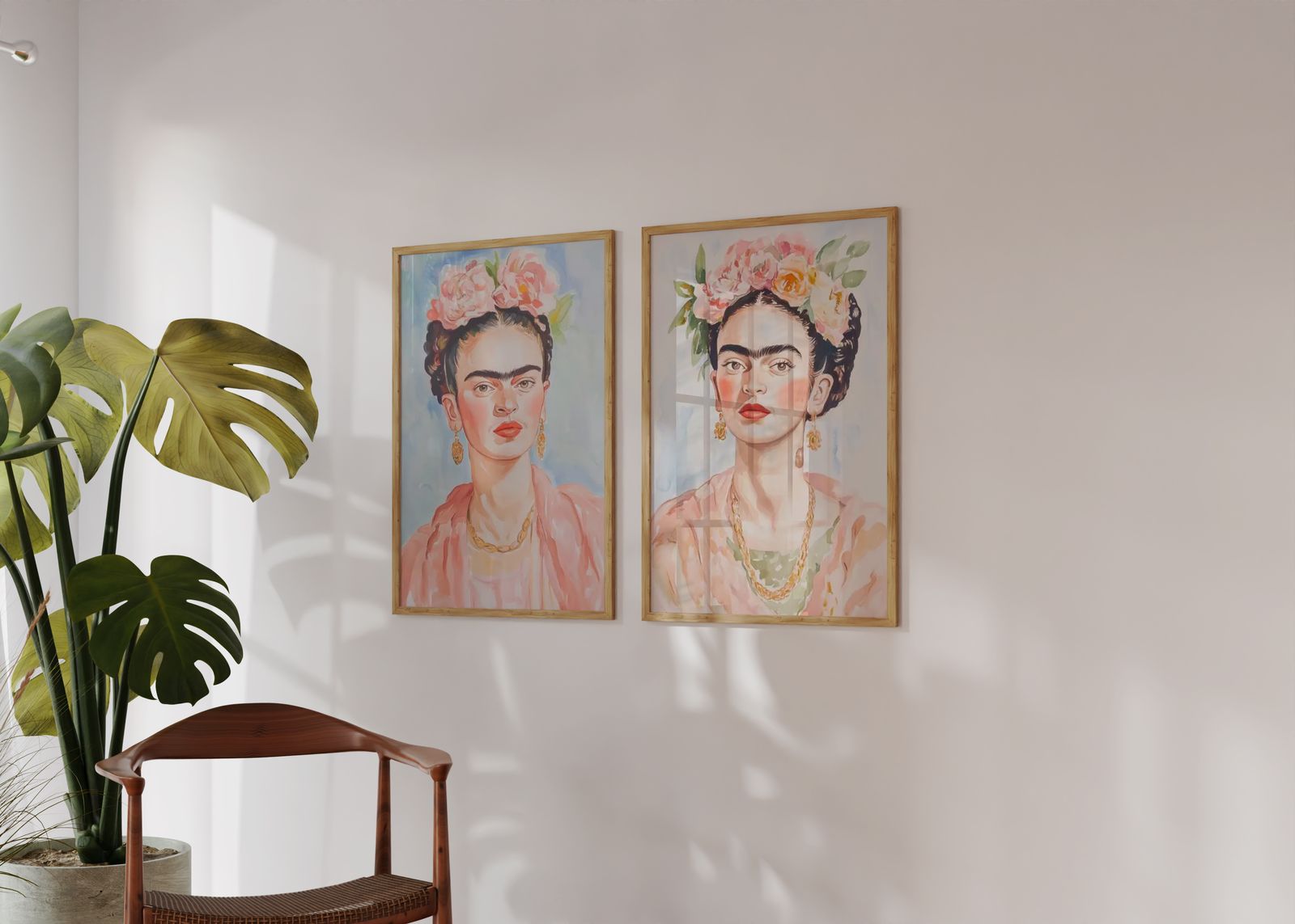 Poster - Frida Kahlo Porträtt / Set om 2
