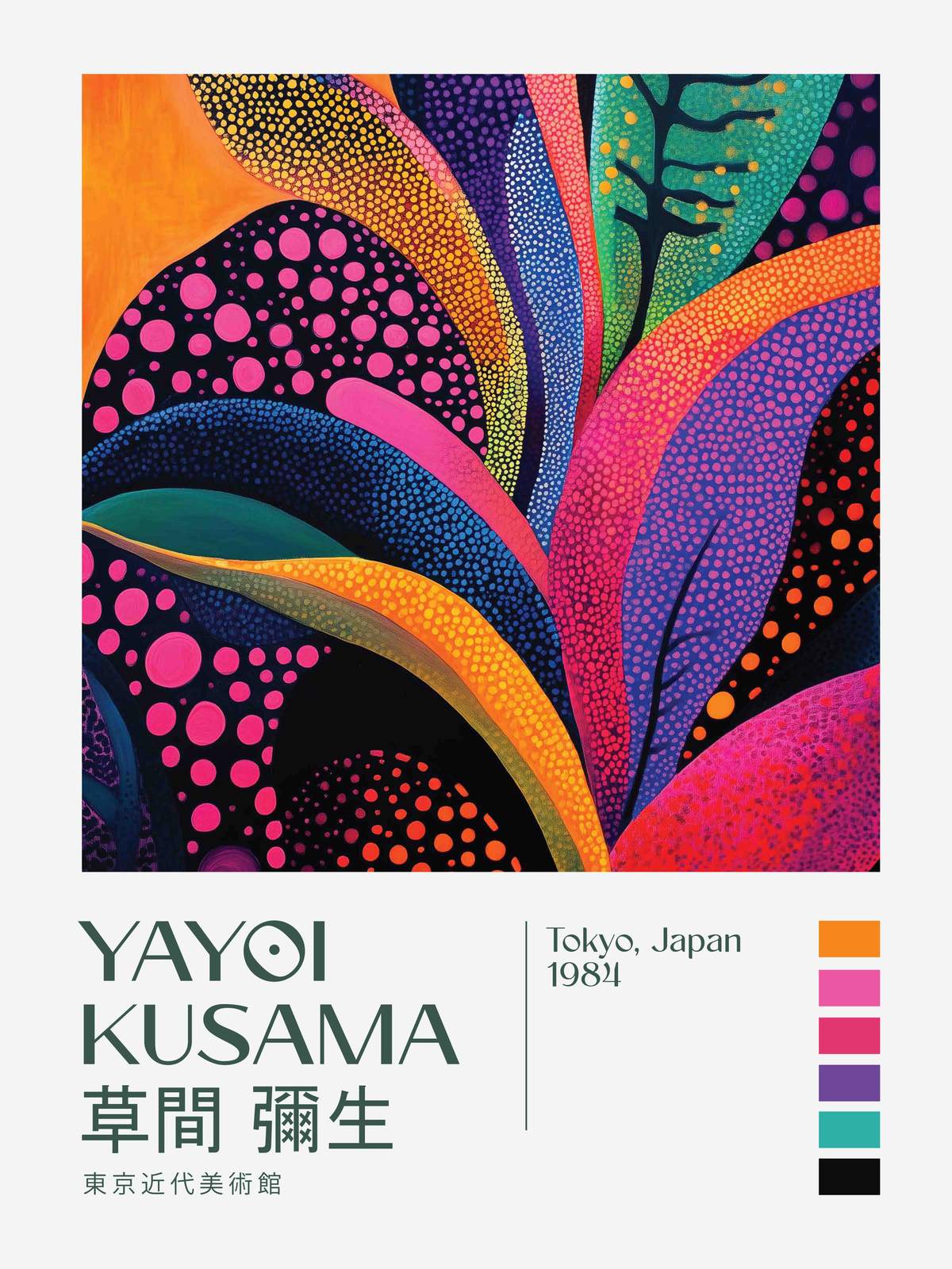 Poster - Yayoi Kusama Konst