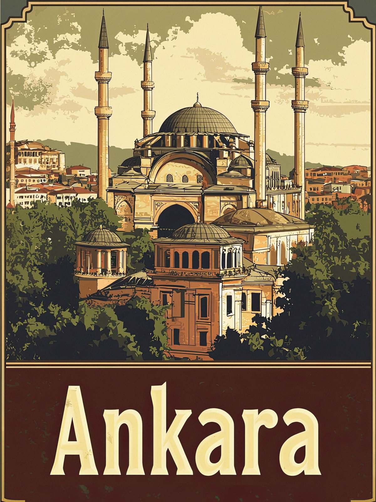 Poster - Ankara Moské