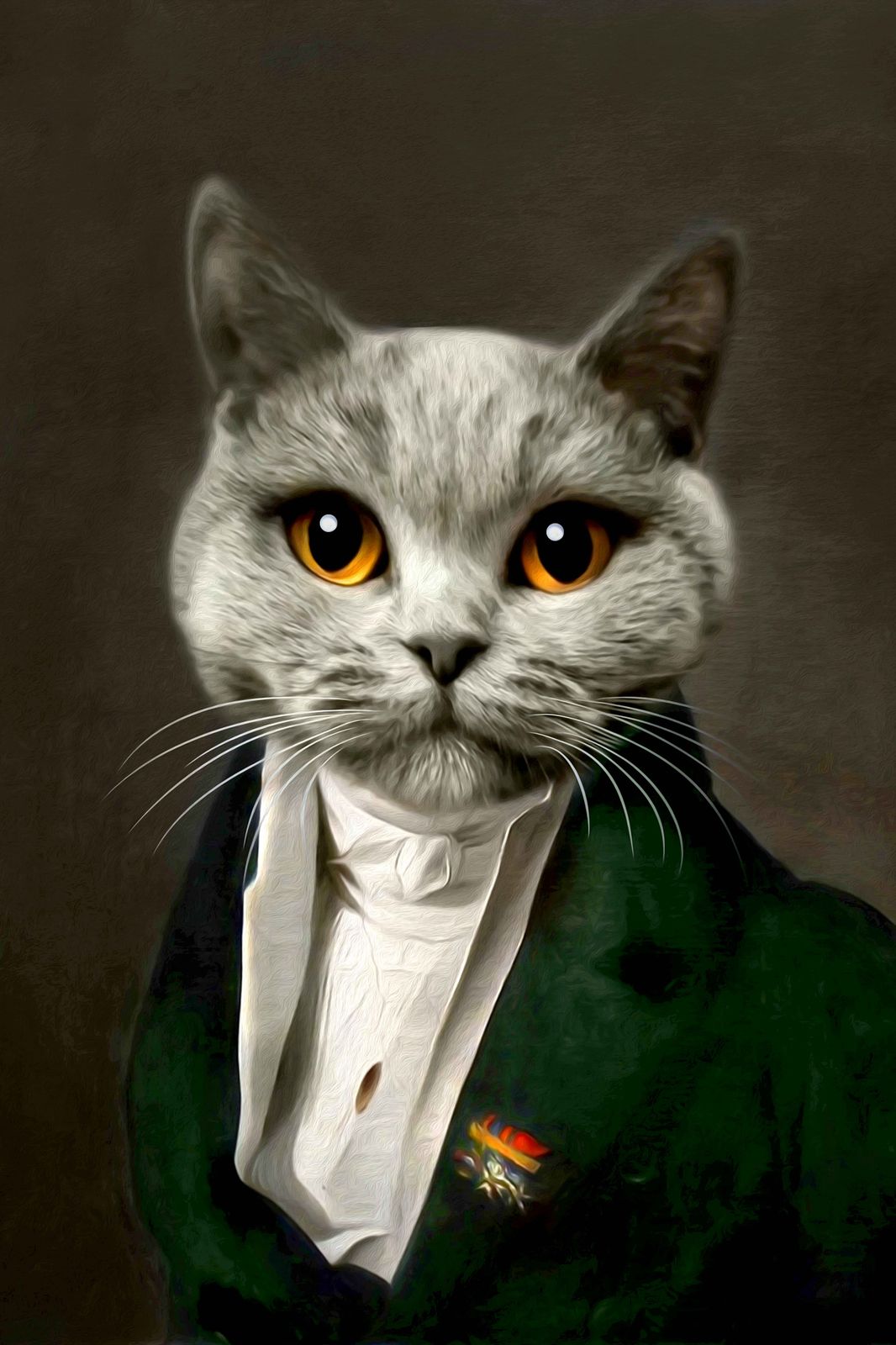 Poster - Antropomorf Kattkonst