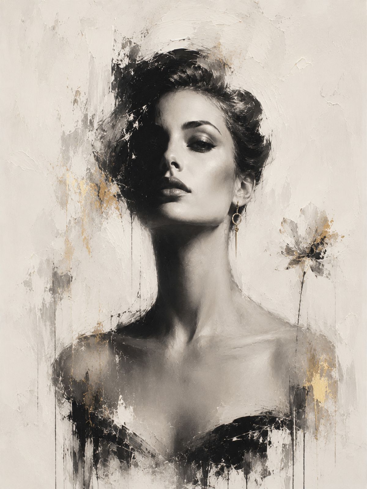 Poster - Elegant Porträtt