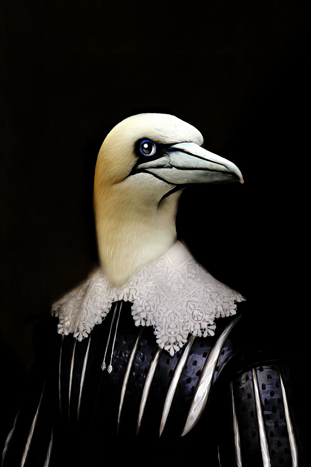 Poster - Elegant Fågelporträtt
