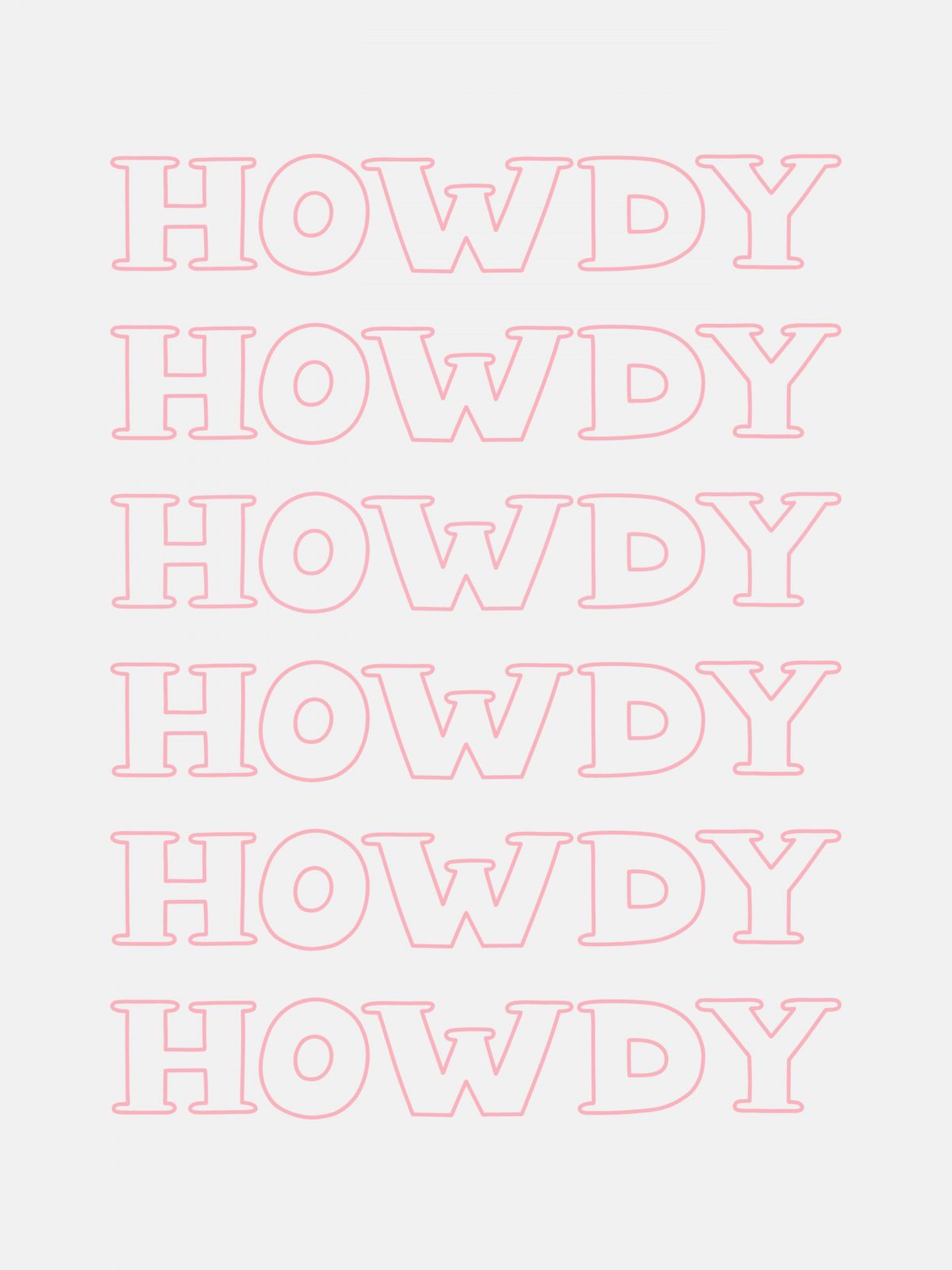 Poster - Howdy Design