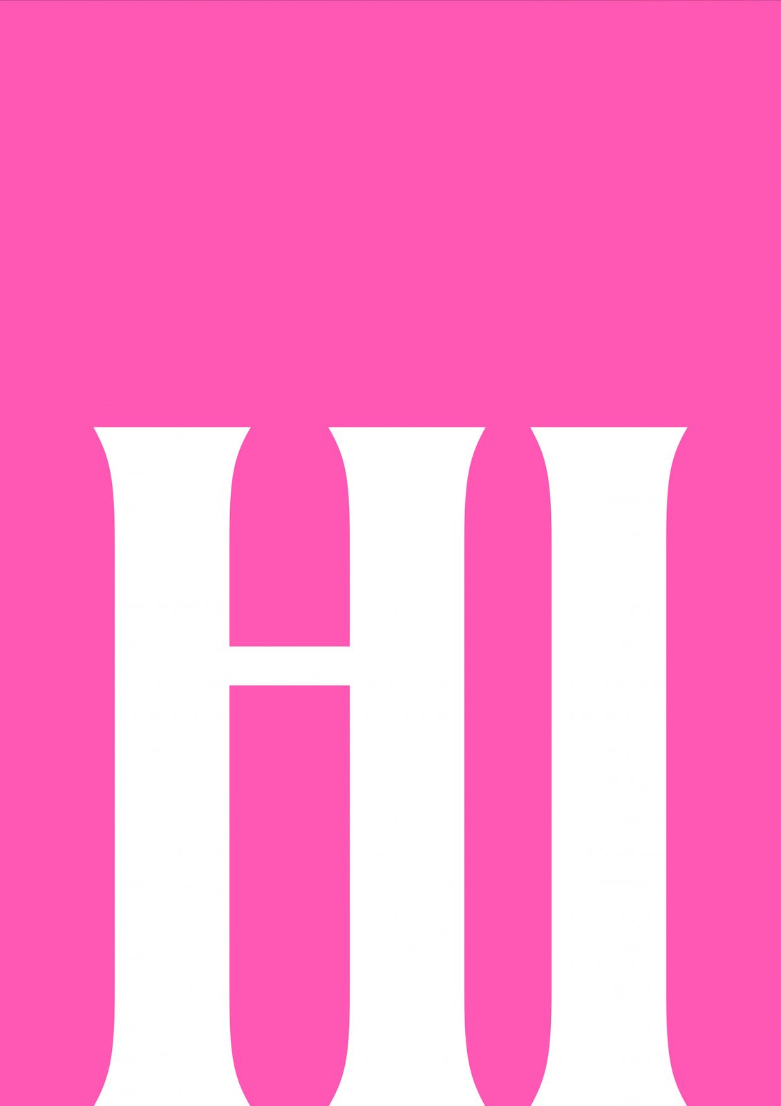 Poster - Rosa Typografi