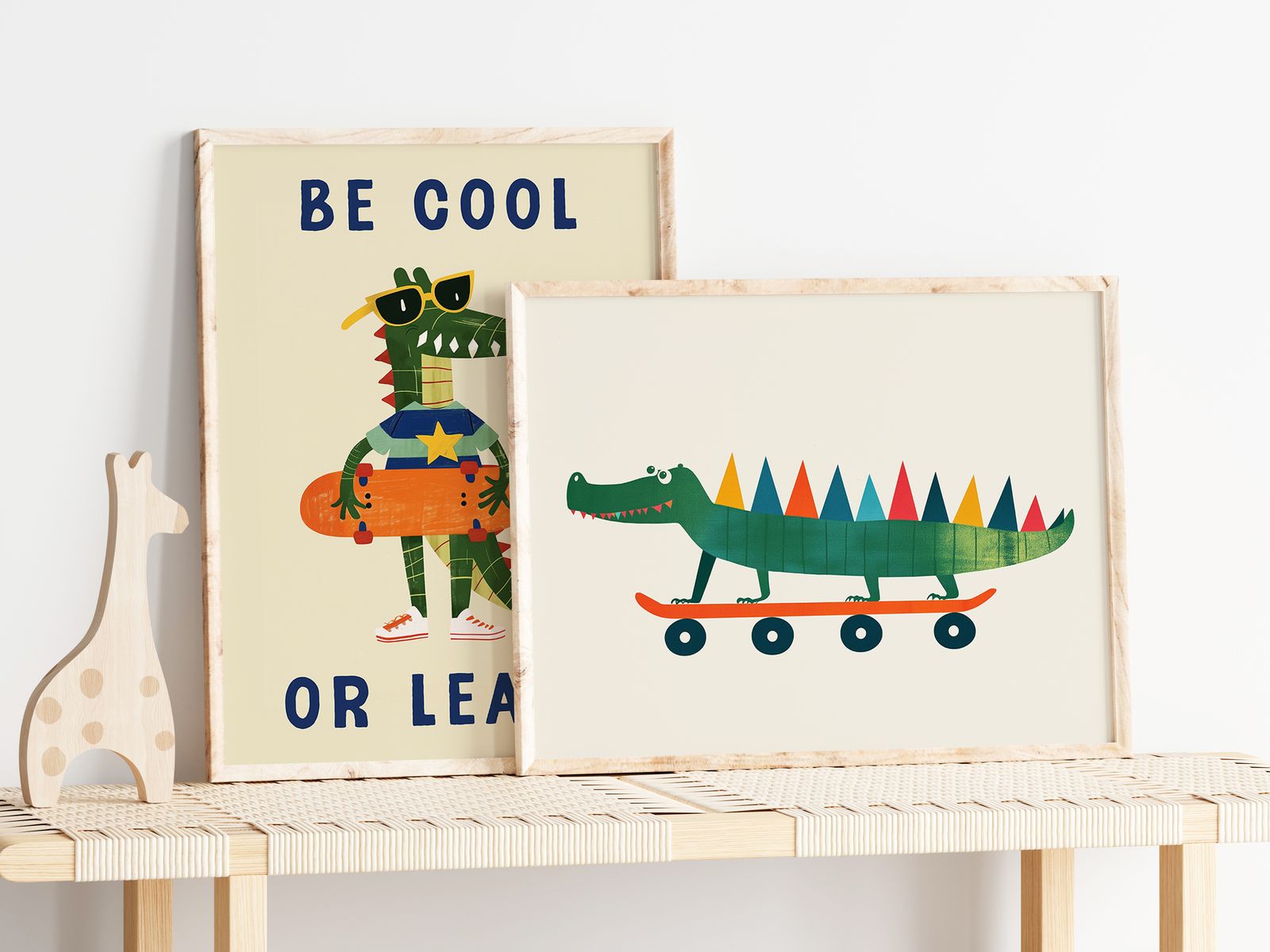 Poster - Cool Crocodile / Set om 2