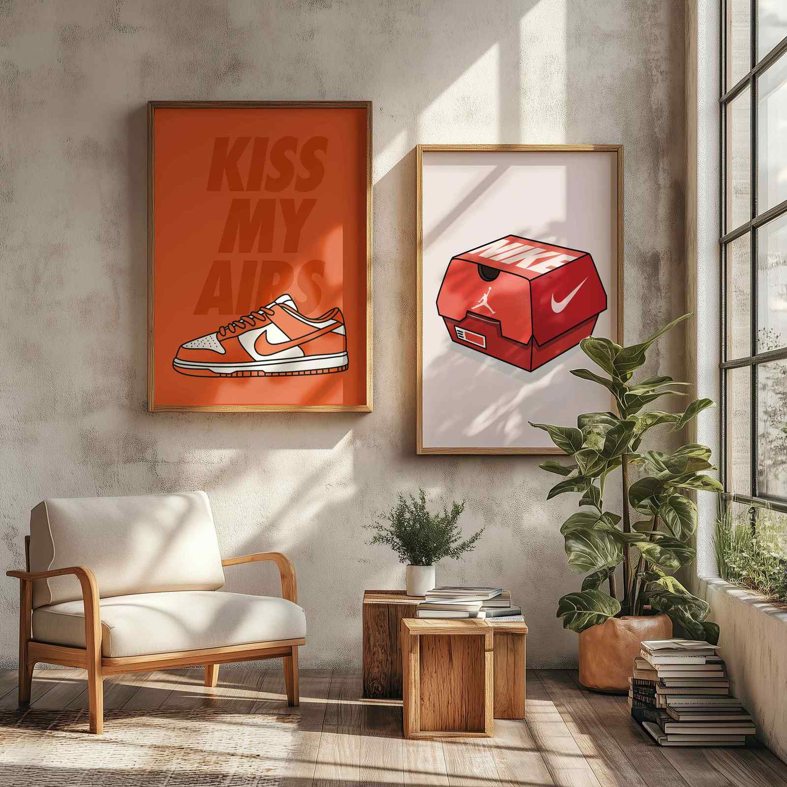 Poster - Sko och Lådkonst / Set of 2