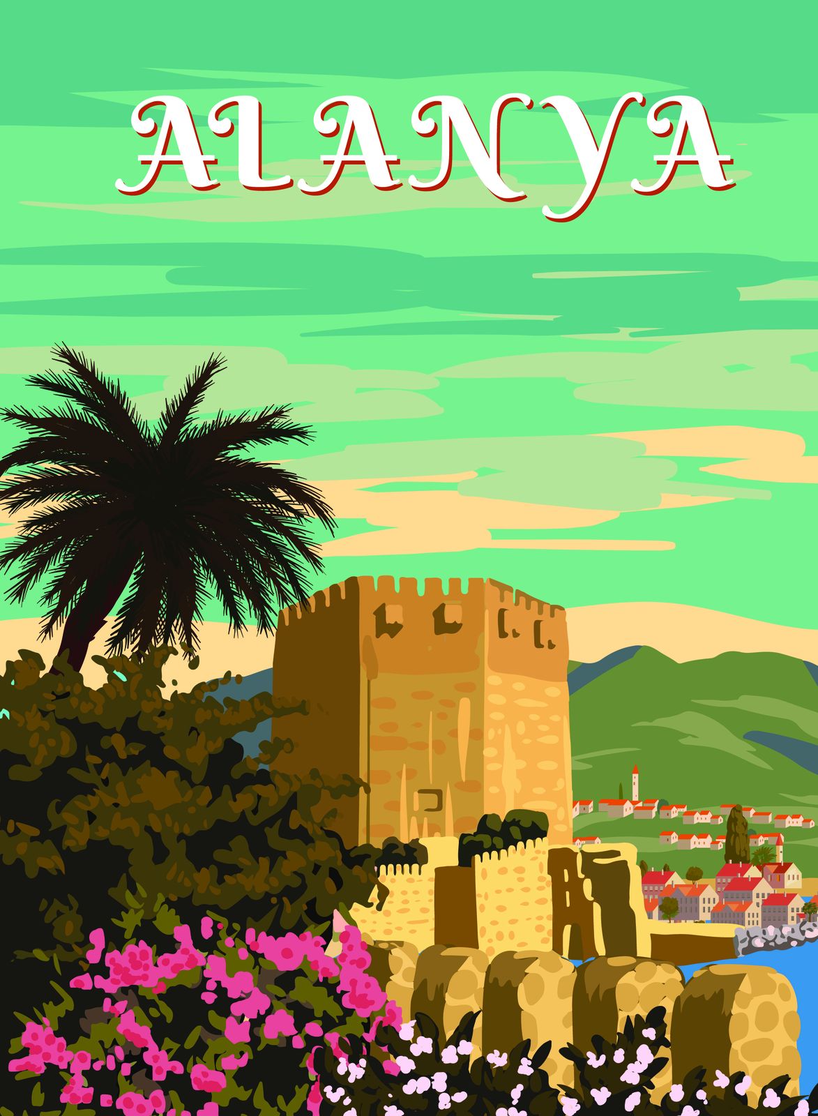 Alanya Väggposter