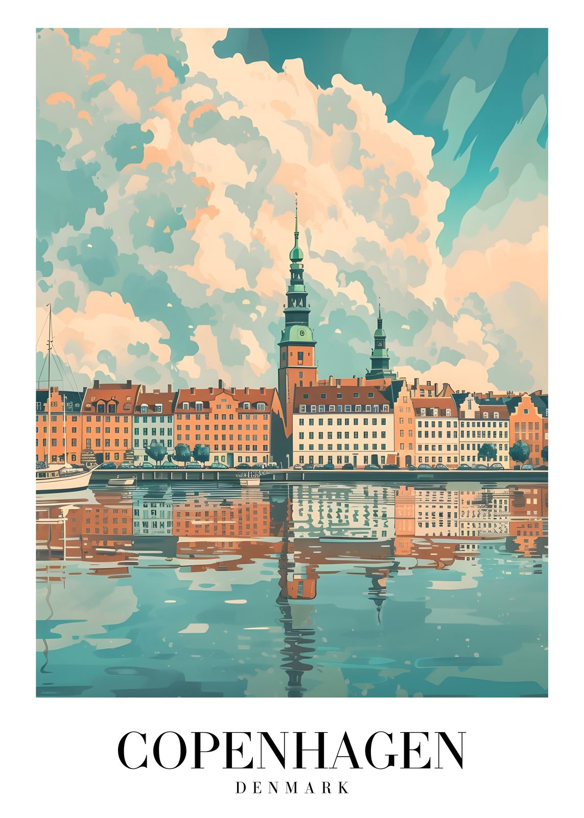 Poster - Köpenhamn Danmark