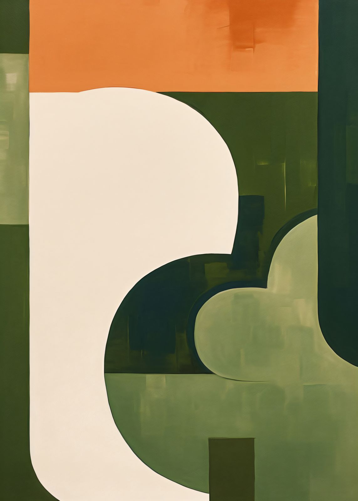Poster - Abstrakt Geometrisk Färg