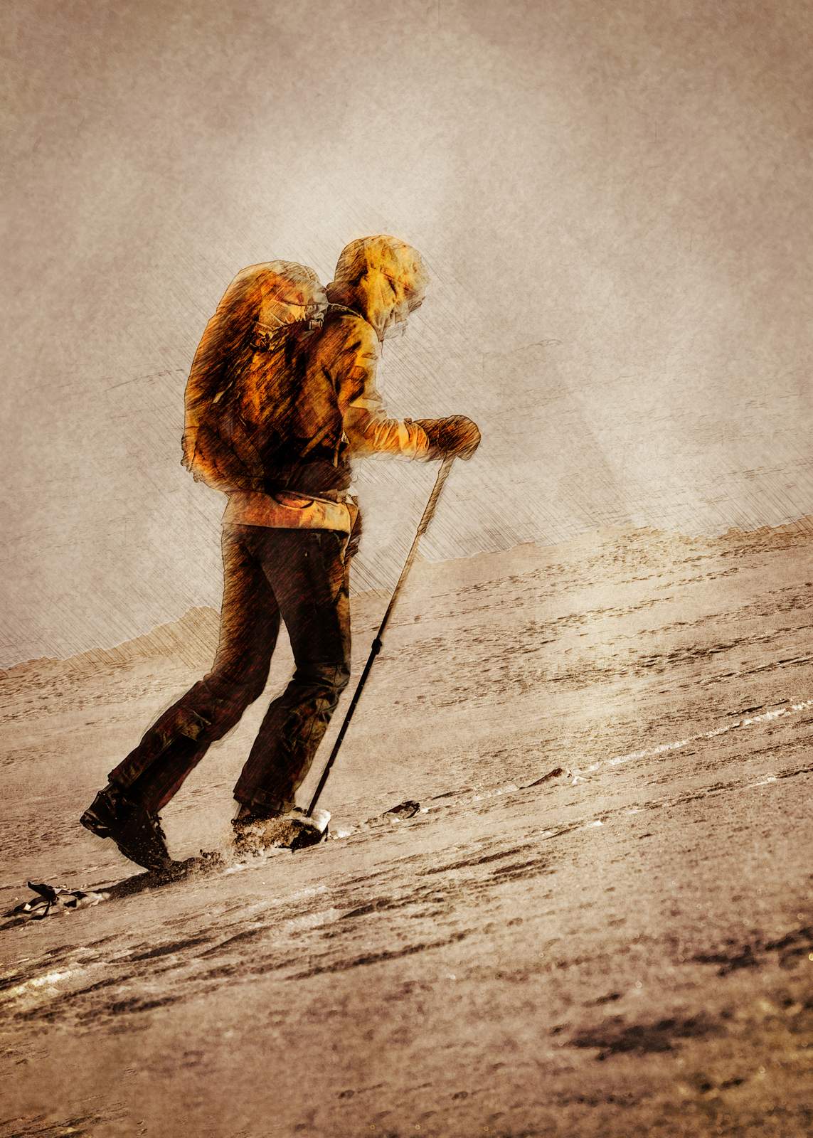 Poster - Vintervandrare