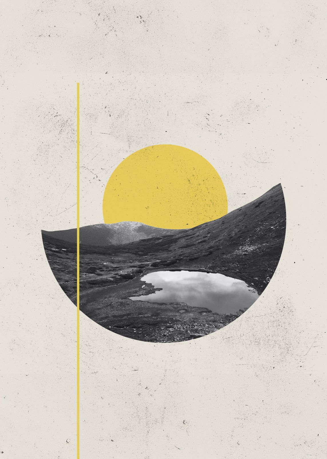 Poster - Abstrakt Landskap