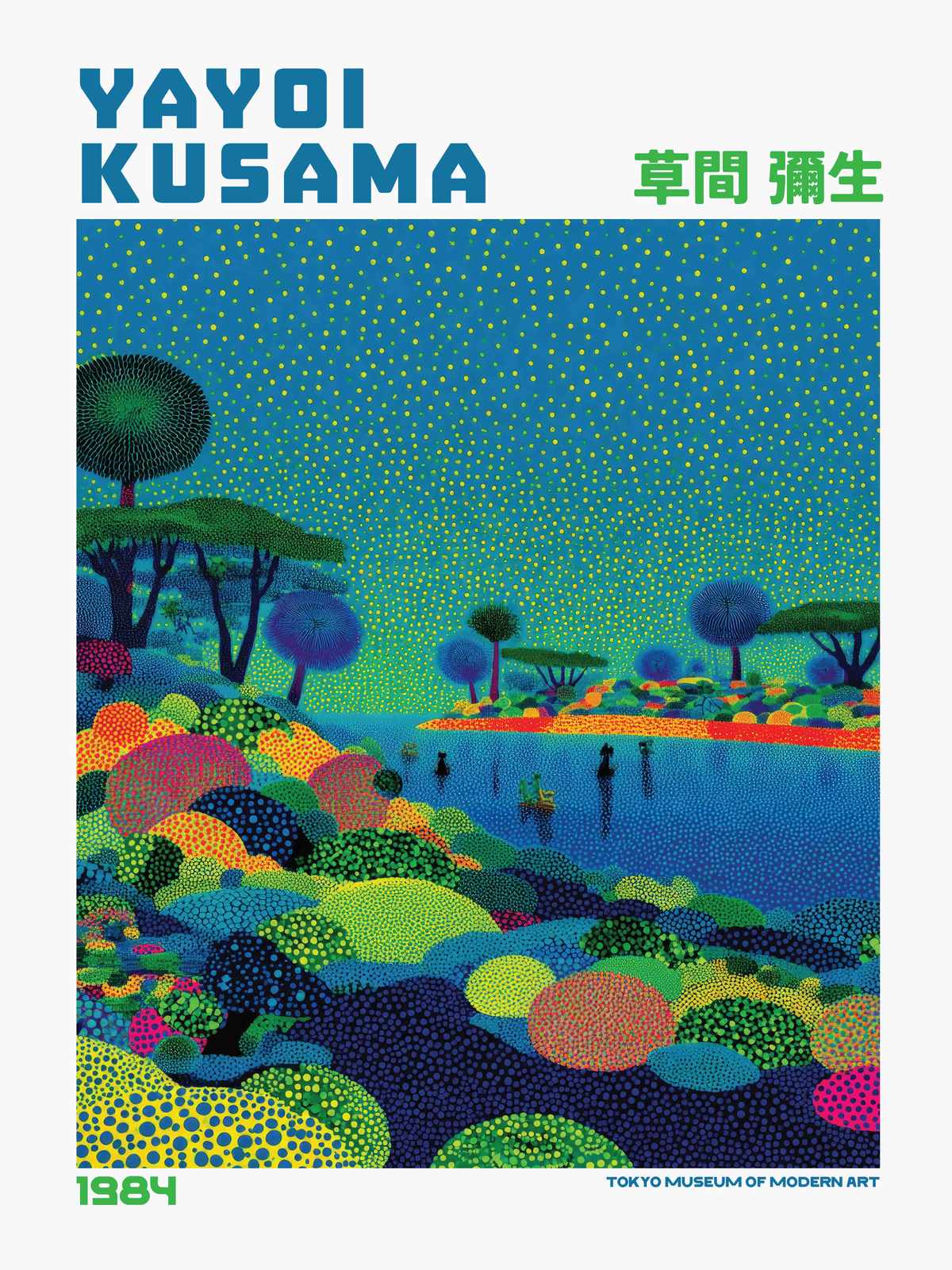 Poster - Yayoi Kusama Konstverk 1984