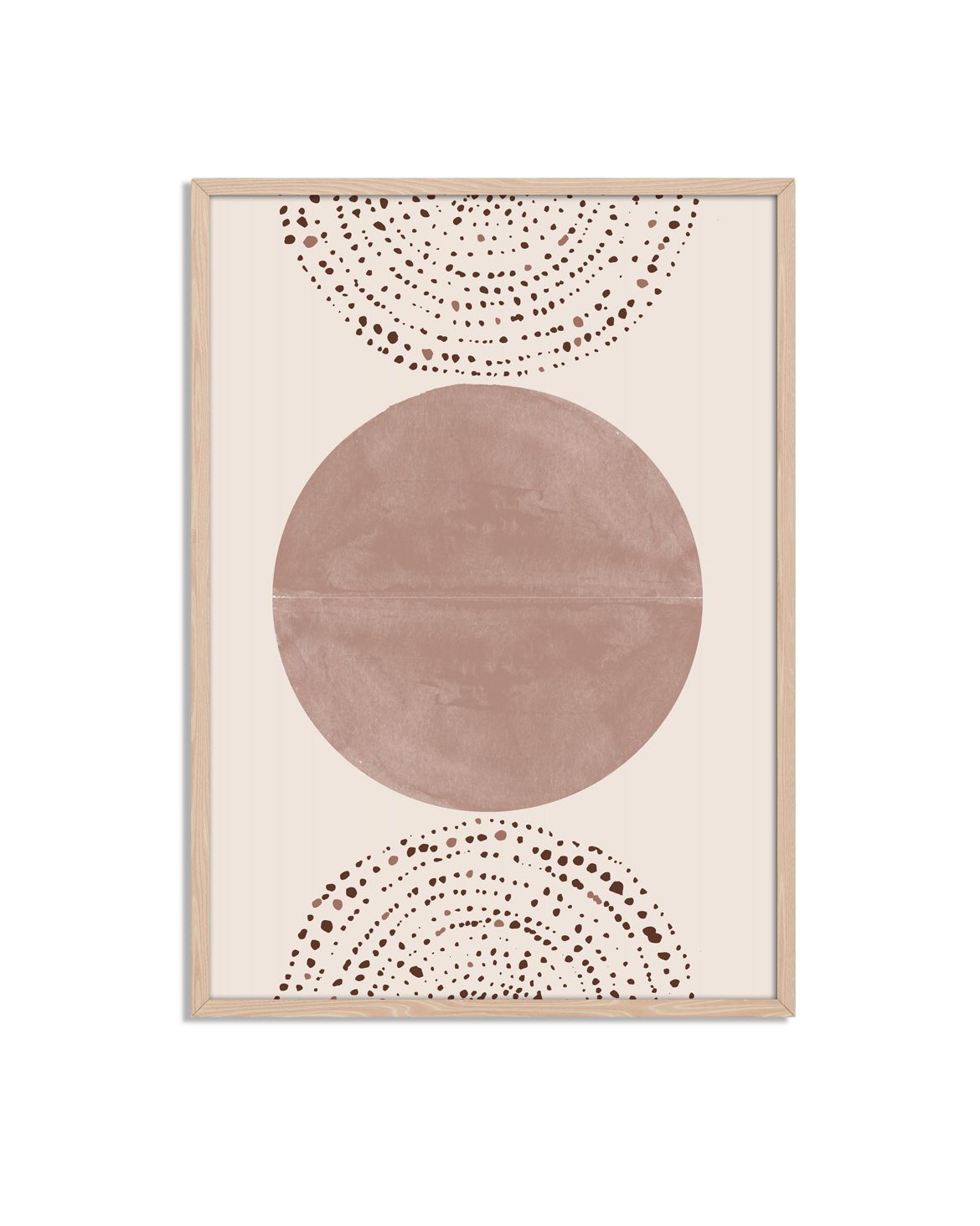 Minimalistisk Abstrakt Cirkel Affisch