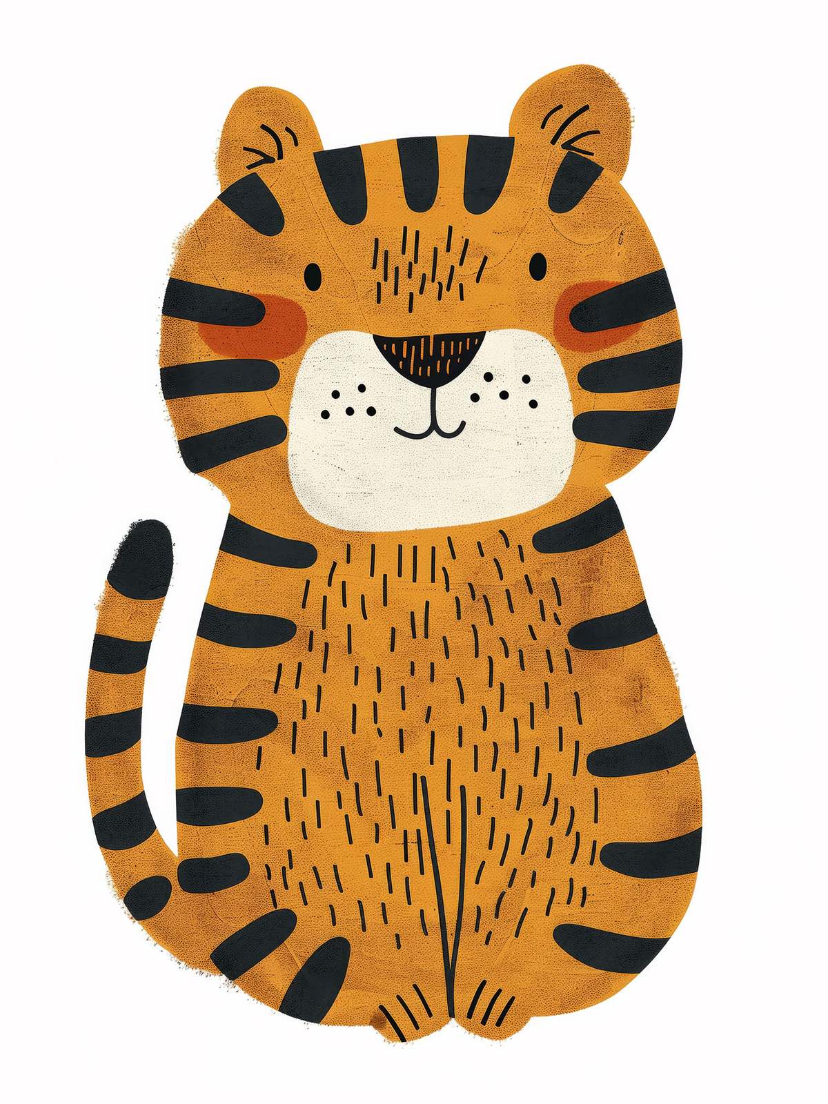 Poster - Gullig Tiger