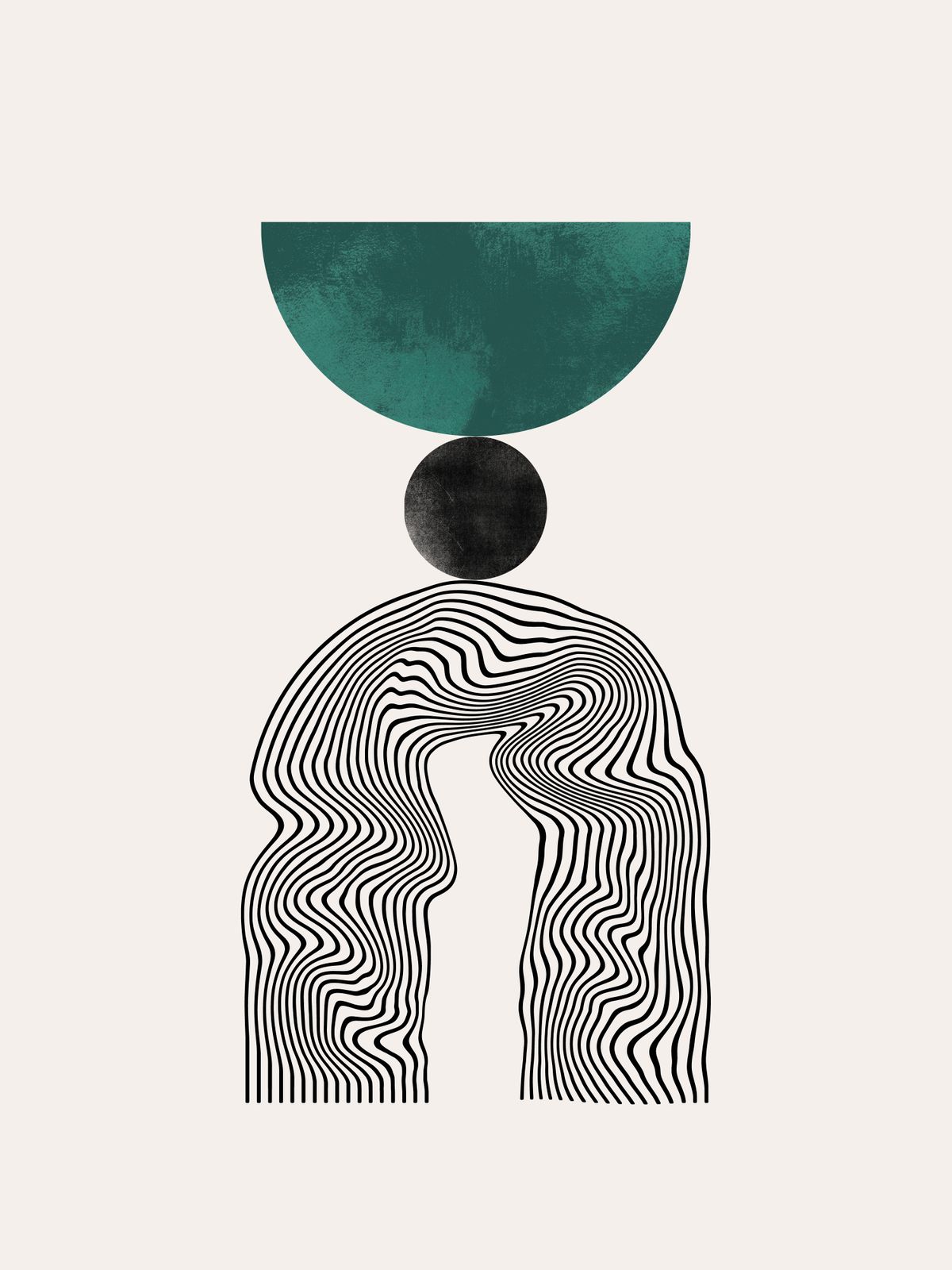 Poster - Abstrakt Modern Konst
