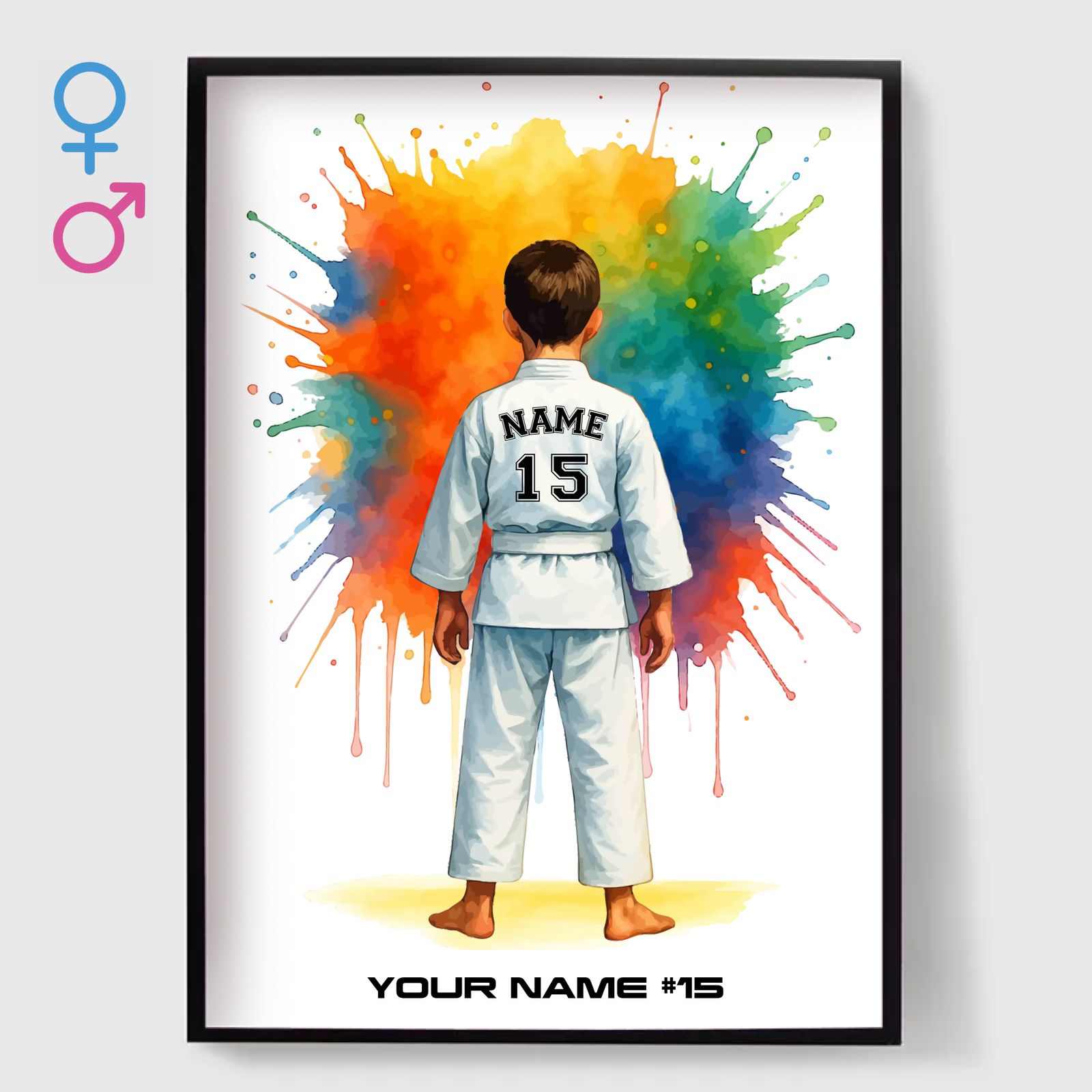 Poster - Karate Stänk