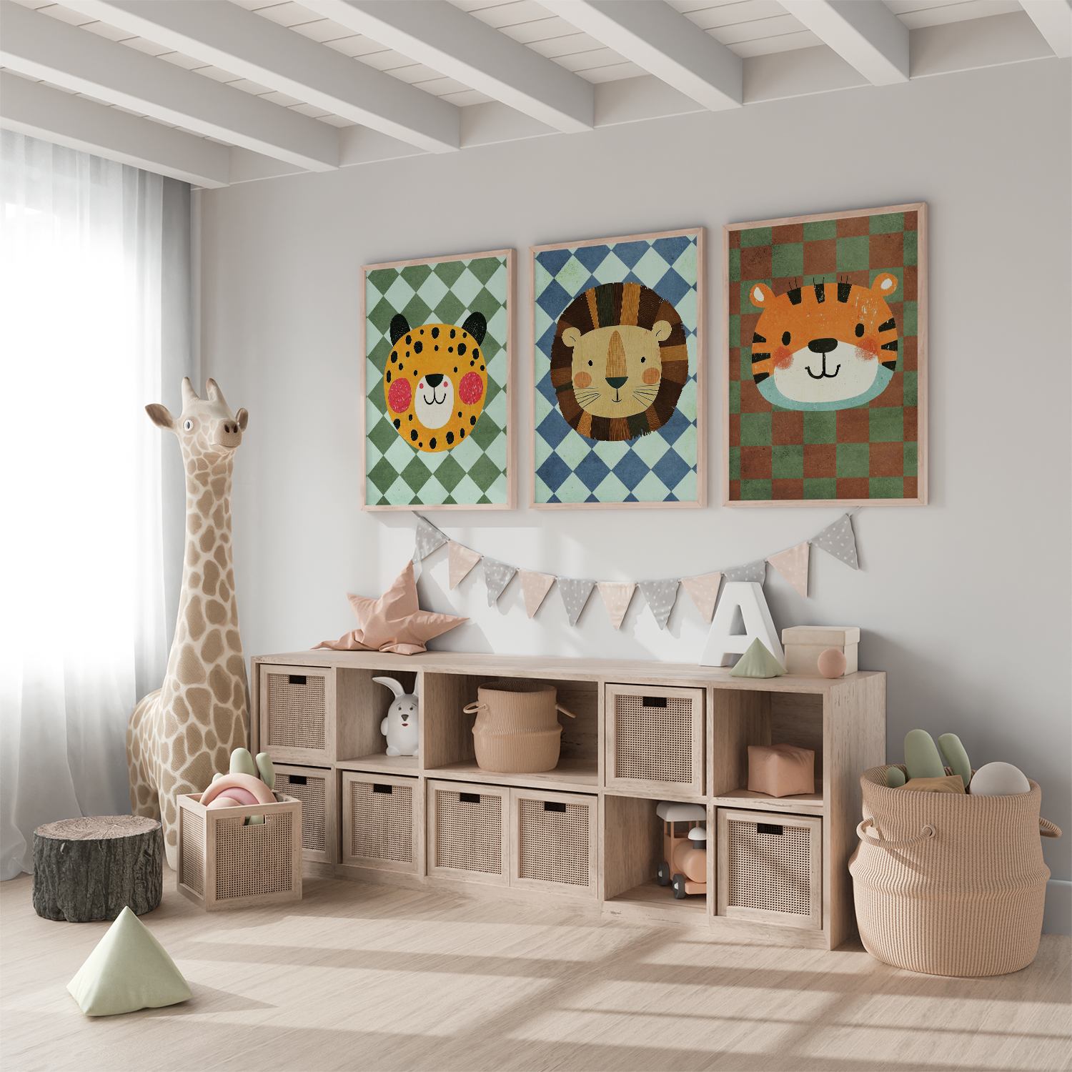 Poster - Djuransikten / Set av 3