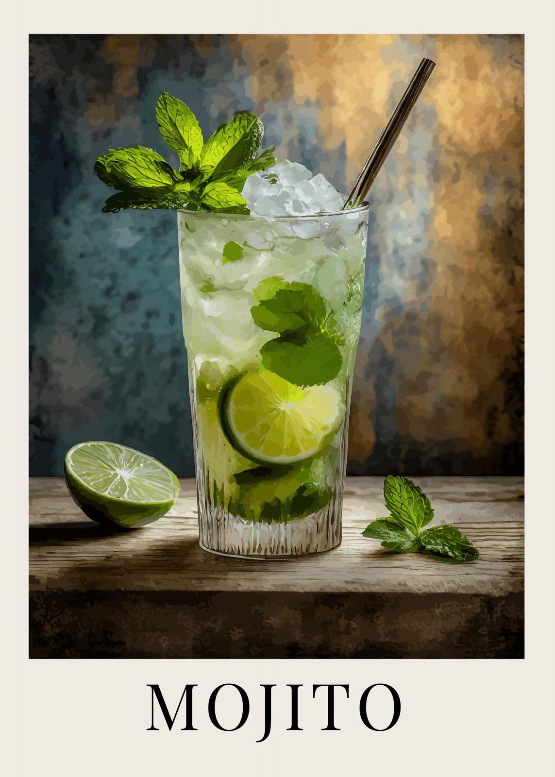 Poster - Mojito Dryck