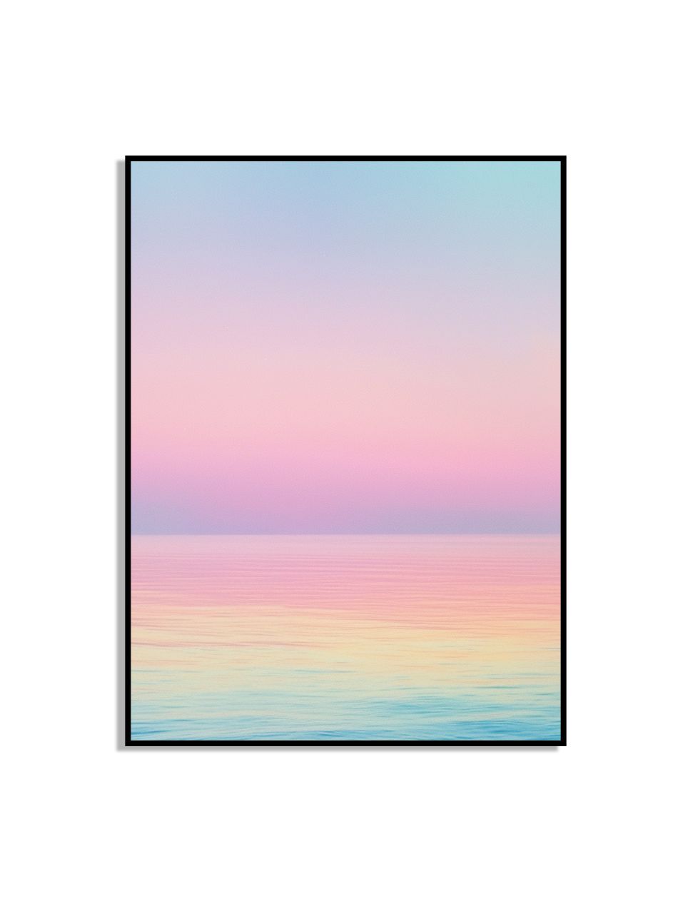 Pastellsunset över havet Poster