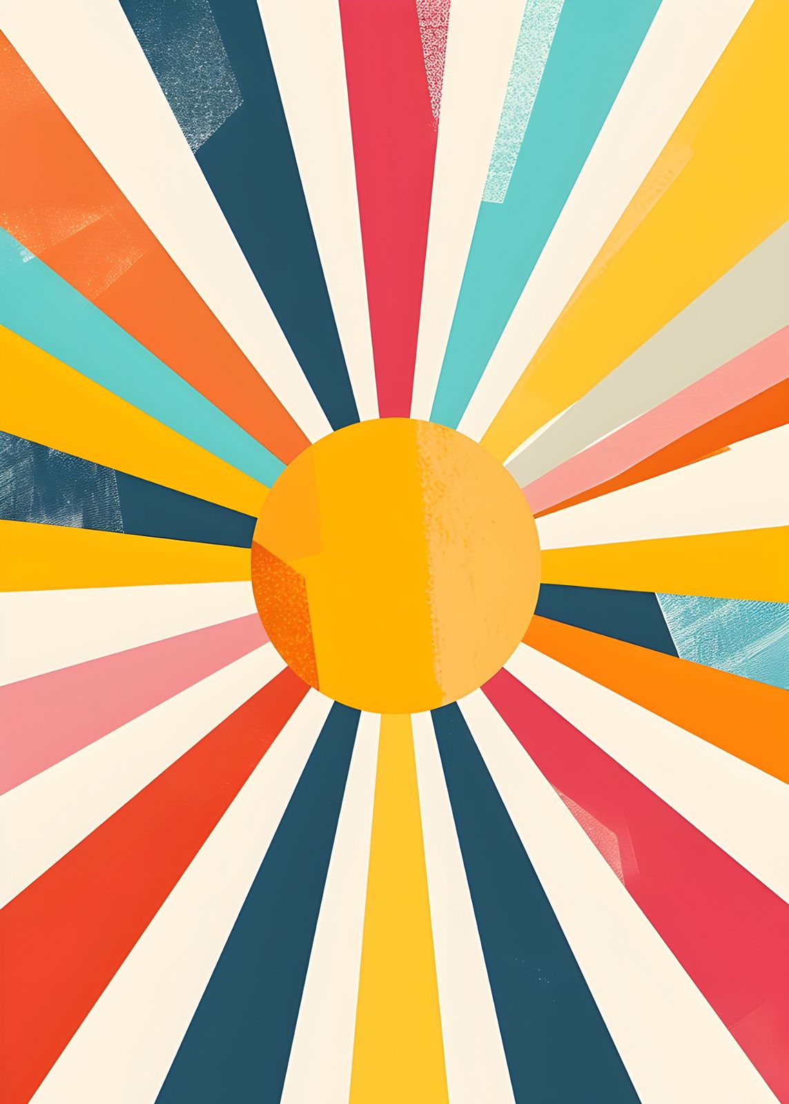 Poster - Livlig Solstråle