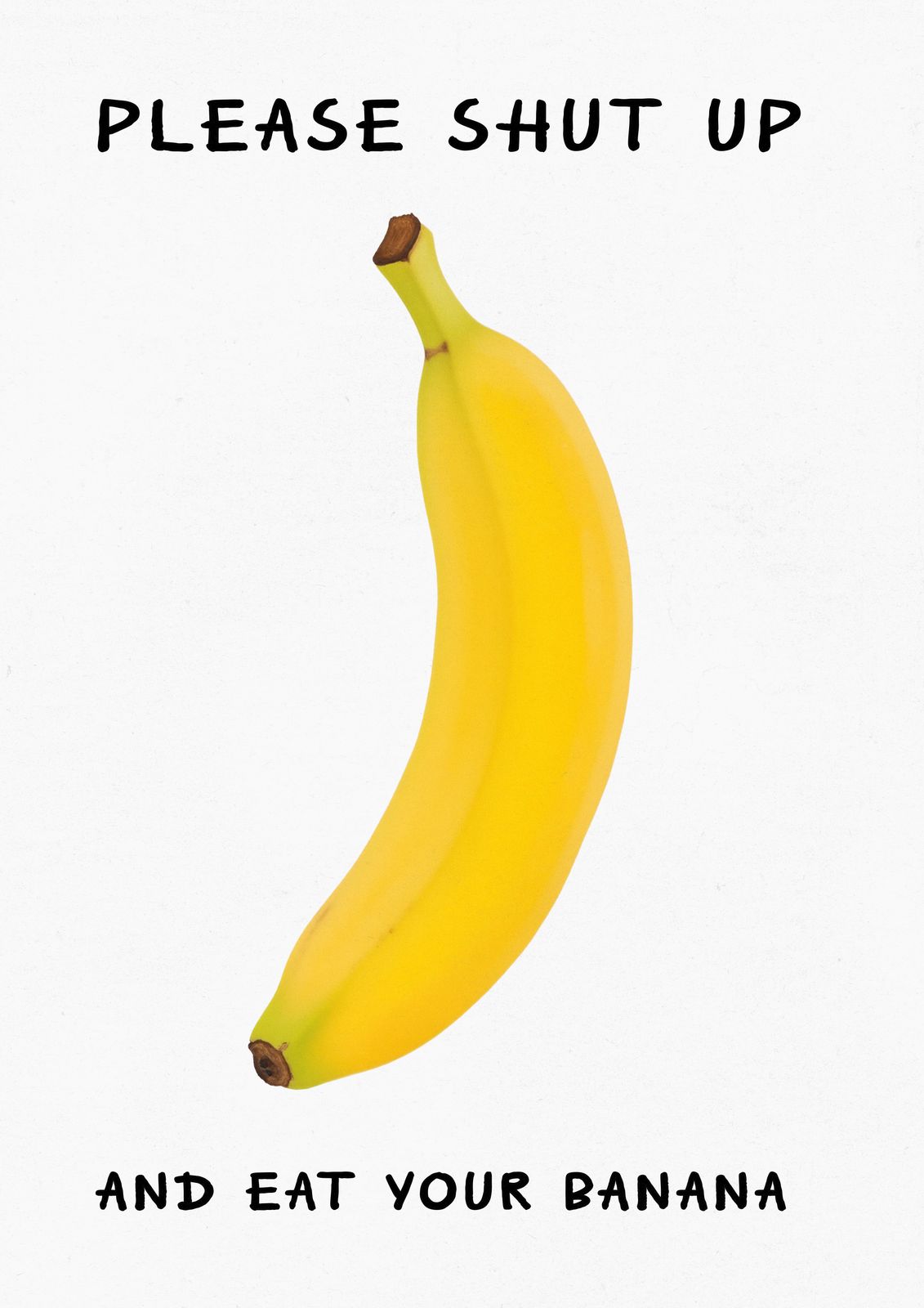Poster - Håll Käften Banan