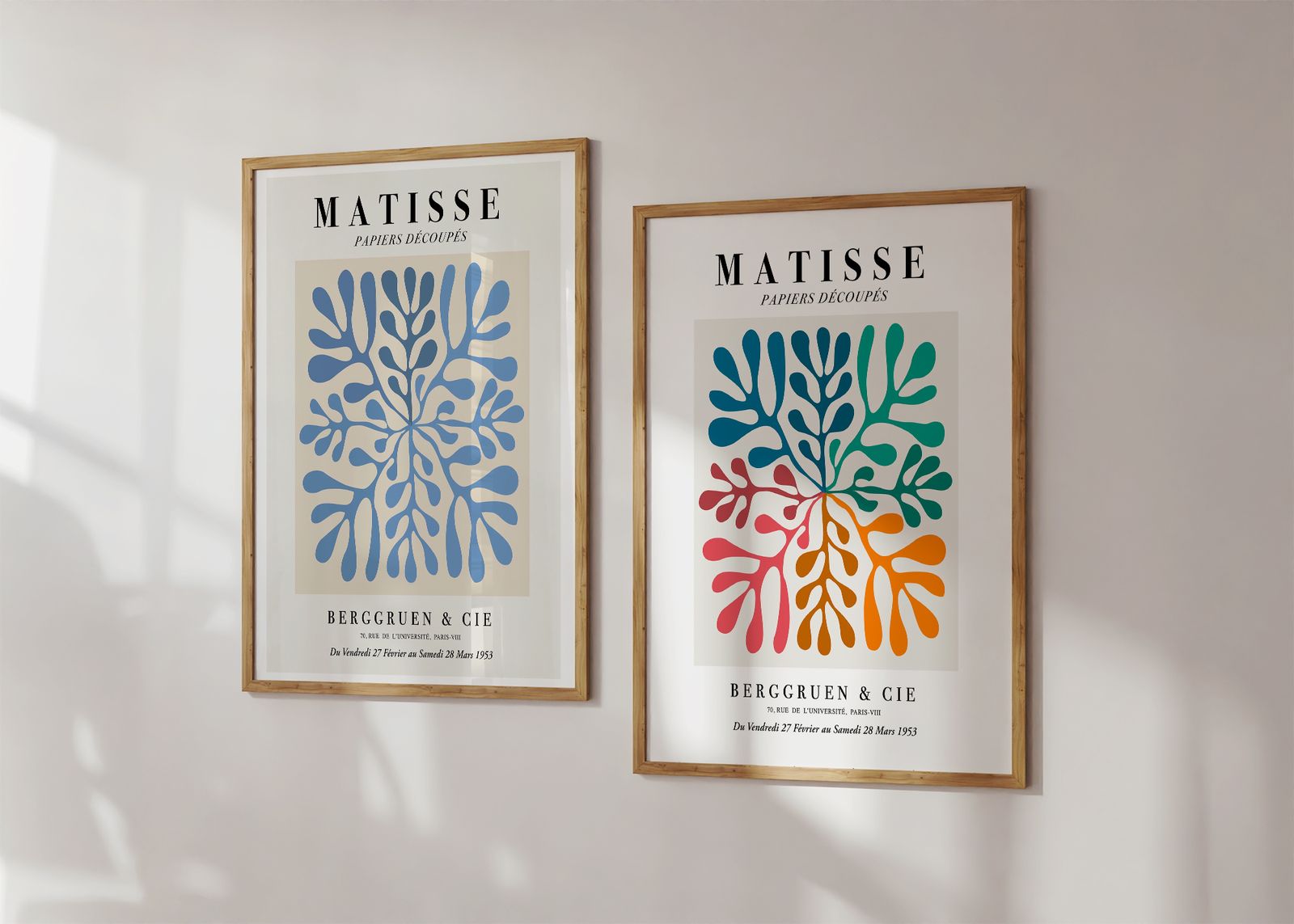 Poster - Matisse Papiers Découpés / Set om 2