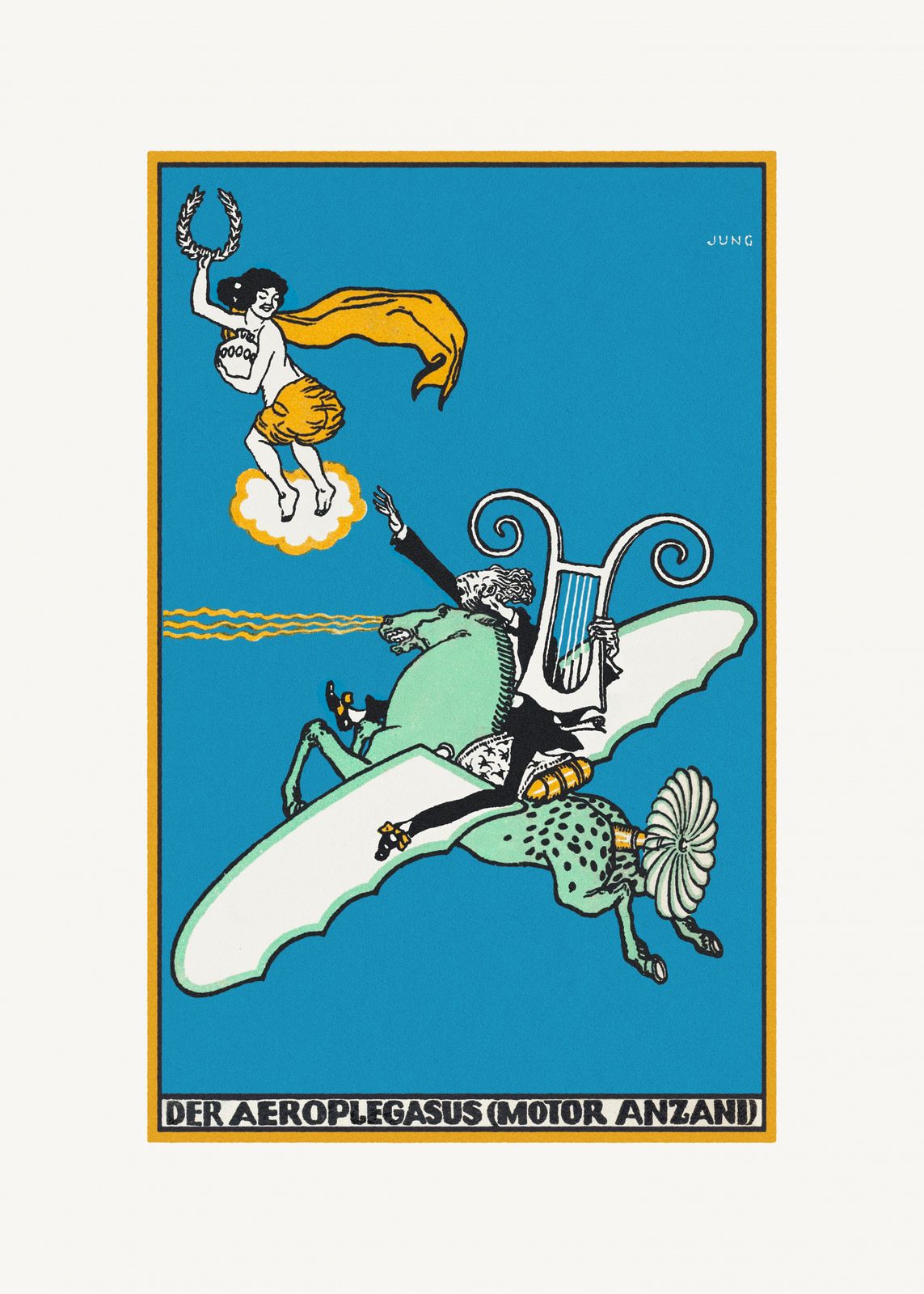 Poster - Der Aeropel Pegasus av Moriz Jung
