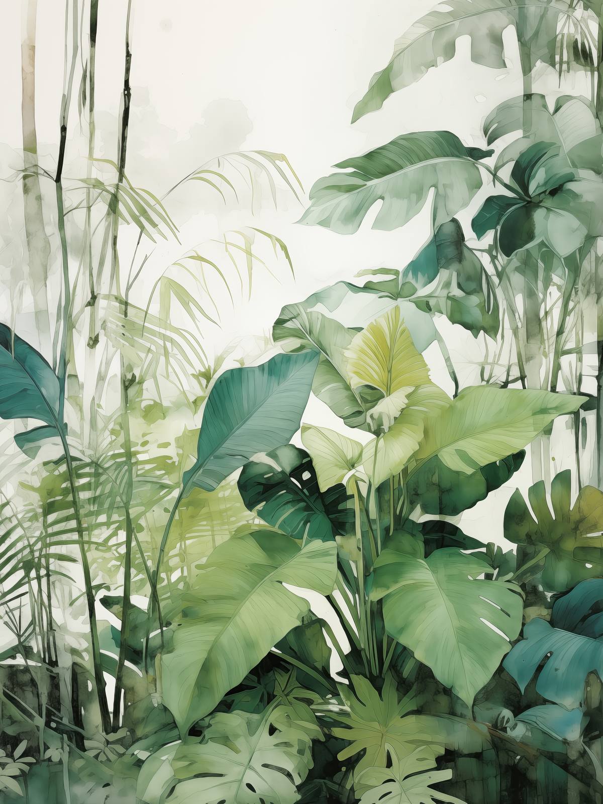 Poster - Gröna Botaniska Löv