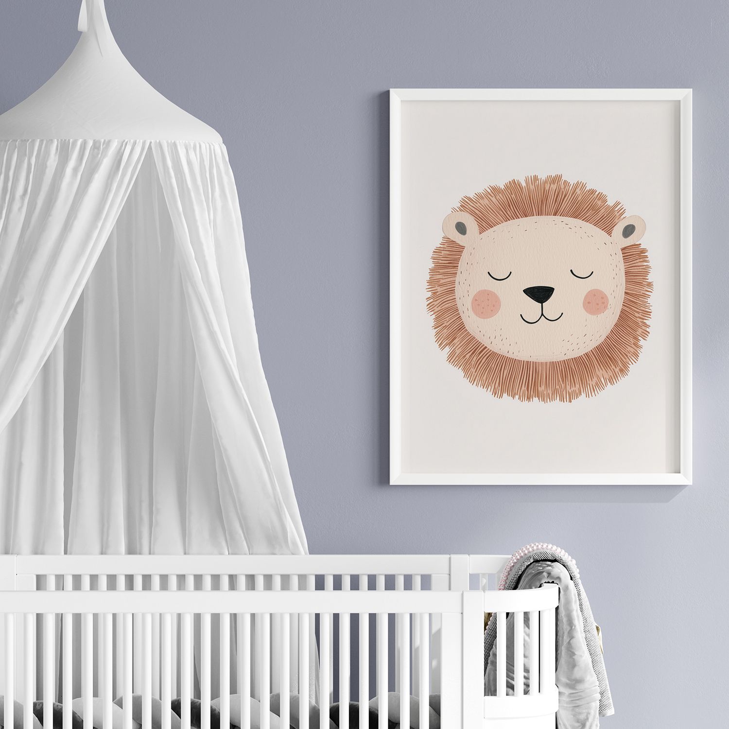 Poster - Sovande Lejon