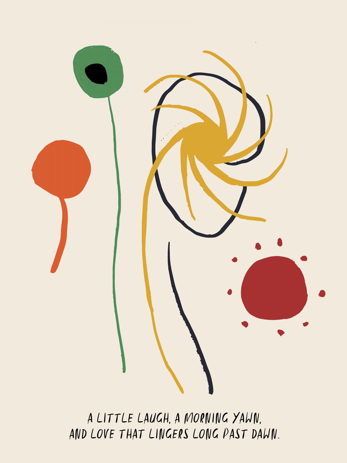 Poster - Abstrakt Morgon