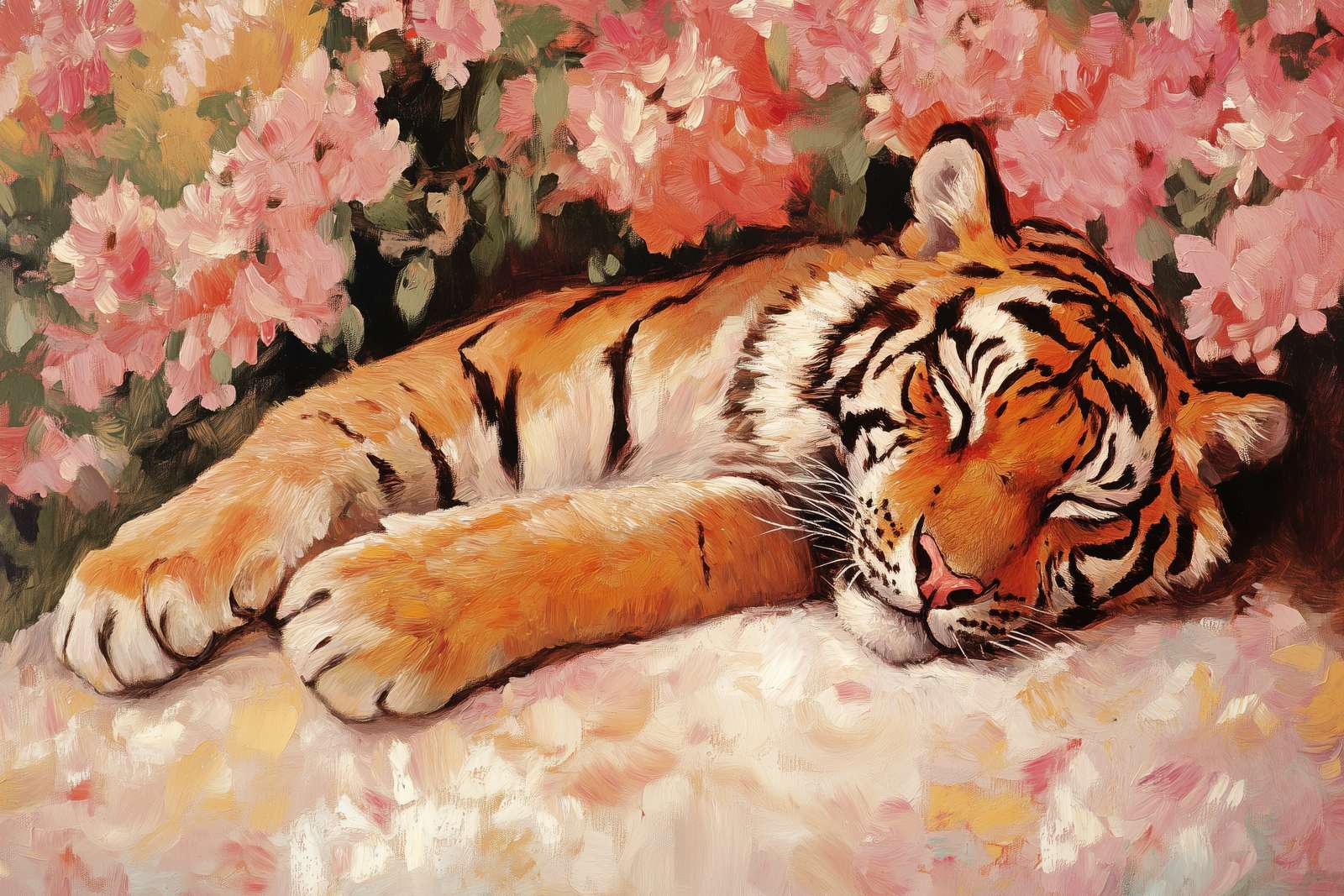 Poster - Sovande Tiger